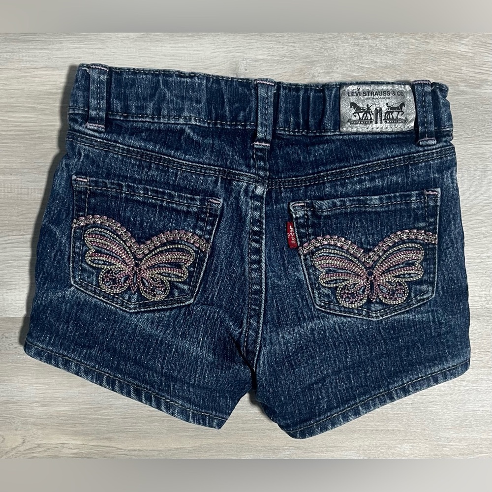 Blue Denim Shorts Trio - Picture 5 of 6